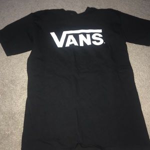 Black Short Sleeve Vans T-Shirt